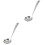 2Stk Silberner Mit Extra Langem Griff 4