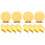 12Sets Wiederverwendbare Tischnummer Schilder Gold Mit 4