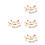 4Sets Wiederverwendbare Back to School Papierflaggen 6