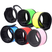 18Stk LED Slap-Armbänder Bunt, Sichtbares Nachtlauf Zubehör Für Kinder