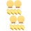 12Sets Wiederverwendbare Tischnummer Schilder Gold Mit 8