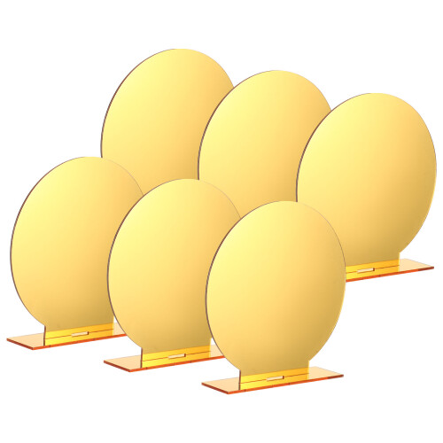 12Sets Wiederverwendbare Tischnummer Schilder Gold Mit 2