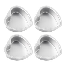 12Stk Aluminium Herz Kuchenform Für Backen Muffins Feiern