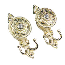 2Stk Vorhanghalter Vintage Gold Aus Robustem Metall Elegant