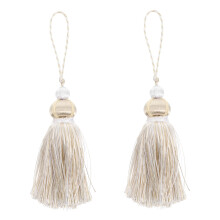 4Ud Borla Colgante Beige Para Y Detalles Decorativos