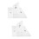 2Sets Acryl Quilting Vorlage Leichtes Nähwerkzeug Für 8