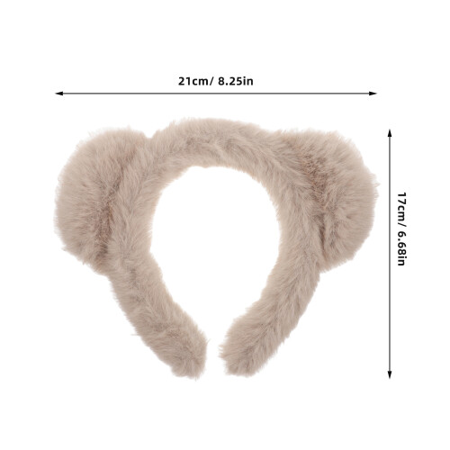 Weiches Plüsch Haarband Damen Winter 1