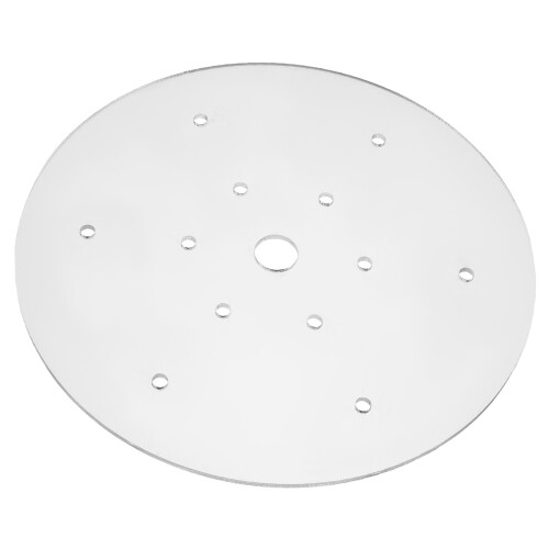 3Stk Robust Transparenter Aquariendeckel Rund Hochsichtbar 2