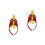 2Ud Vincha Halloween Roja Material Resistente Para Fiesta 4
