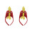 2Ud Vincha Halloween Roja Material Resistente Para Fiesta 2