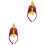 2Ud Vincha Halloween Roja Material Resistente Para Fiesta 3