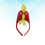 2Ud Vincha Halloween Roja Material Resistente Para Fiesta 8