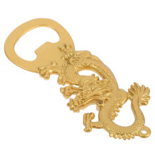 4Stk Vintage Messing Flaschenöffner Drachen Goldfarbend