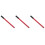 3Ud Mango Para Hidráulico Horizontal Rojo Acero 9