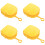 4Ud Estuche De Auriculares Amarillo De Llavero 7