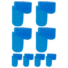 16Stk Weiche Silikon Fingerstützen Für Klarinette Blau Komfortabel