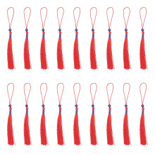 200Ud Accesorios De Borla Roja Para Joyería Y Decoración