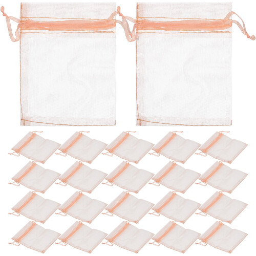 500Ud Bolsas Organza Multiuso Para Joyas Y Souvenirs