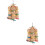 2Ud Para Loros Colgantes De Madera Multicolor Para Masticar 8