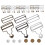 36Jgo Broches De Metal Para Y Con Regulable 2