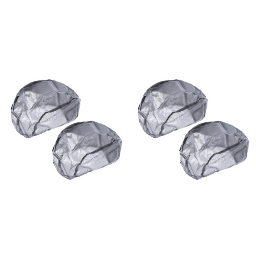 4Ud Cubierta Para Casco De , Impermeable Y 1