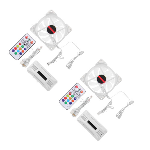 2Jgo Ventiladores CPU Rgb Silenciosos Ultra Con Borde 1