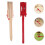 6Ud Infantiles De Madera Colores Surtidos Mango Cómodo 11
