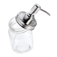 6Ud Tapas Con Bomba Dispensadora Plata En Acero Inoxidable Para Hogar