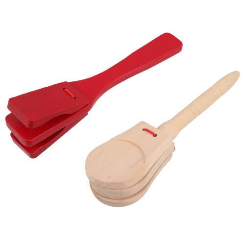 6Ud Infantiles De Madera Colores Surtidos Mango Cómodo 2