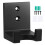 5Ud Rack Pared Aluminio Negro Portafiltro Espresso Espacio 2