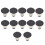 24Ud Botones Jeans Negro Universal Para Y Accesorios DIY 1