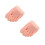 2Ud Modelo Pie Silicona Suave Beige Para Práctica De Nail Art 7