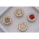 Sleek Minimalist Cufflinks Dazzling Color Blends-Red 6