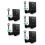 5Ud Rack Pared Aluminio Negro Portafiltro Espresso Espacio 10