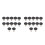 24Ud Botones Jeans Negro Universal Para Y Accesorios DIY 10