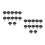 24Ud Botones Jeans Negro Universal Para Y Accesorios DIY 7