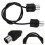 2Ud Cable Midi Negro Para Conectores Derecho Y Ángulo Uso Doméstico 11