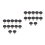 24Ud Botones Jeans Negro Universal Para Y Accesorios DIY 5