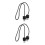 2Ud Cable Midi Negro Para Conectores Derecho Y Ángulo Uso Doméstico 8