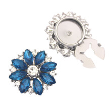 Manschettenknöpfe aus leuchtend farbigem Glas, elegantes-Blau