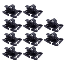 20Ud Clips Fijadores Negros De ABS Para Y Uso En Exterior