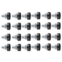 Pack of 24 M6 Threaded Adjustable-24PCS package plus f