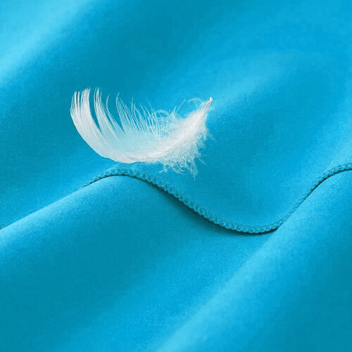 Microfiber Travel Towels Assorted Sizes Quick Dry Sweat Absorption Light Blue 2