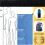 Microfiber Travel Towels Assorted Sizes Quick Dry Sweat Absorption Light Blue 5