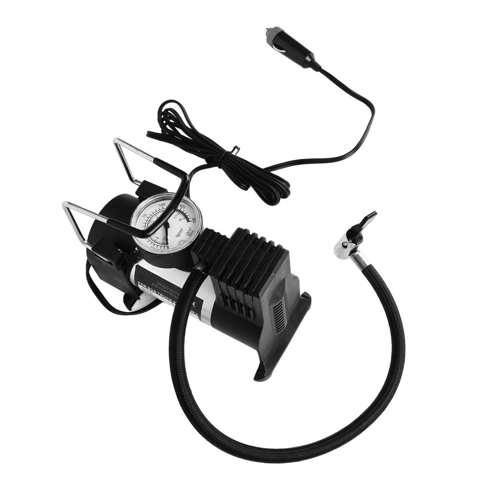 150Psi High Pressure 12V Car Tire Inflator Pump 15X7x11cm 3761371141514