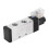 Pneumatisches 2-Position 5-Wege Magnetventil Luft, IP65, DC12V 8