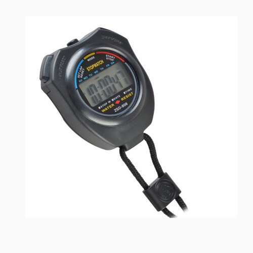Electronic Sport Stopwatch, 1/100 Second Split Timing, Multi-Function For Athletes, Coaches, And Referees, Time Date Alarm Function, Ideal Workout Com