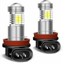 Heldere mistlamp voor auto's, 6000K xenonwit, 360 graden verlichting, hoge helderheid, autolamp voor veilig rijden in zware omstandigheden.