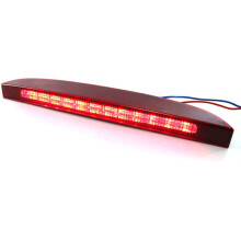 Feu stop LED pour coffre Renault Clio II, installation simple, feu stop surélevé avec lentille rouge vif, boîtier ABS étanche de qualité