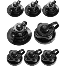 Leak Proof Inflation Valve For Inflatable Boats, Octagonal Spiral Inflation PVC Material Air Pump Adapter Two Way Venting Suitable For Kayaks Rafts